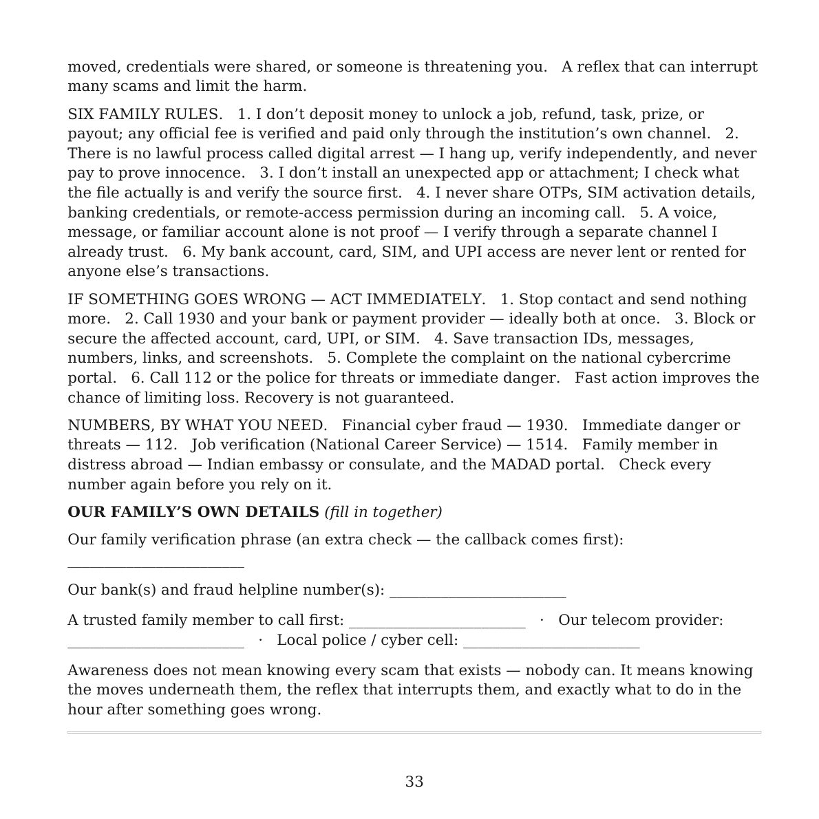 AI Fakes, Account Traps & Recovery — preview page 8