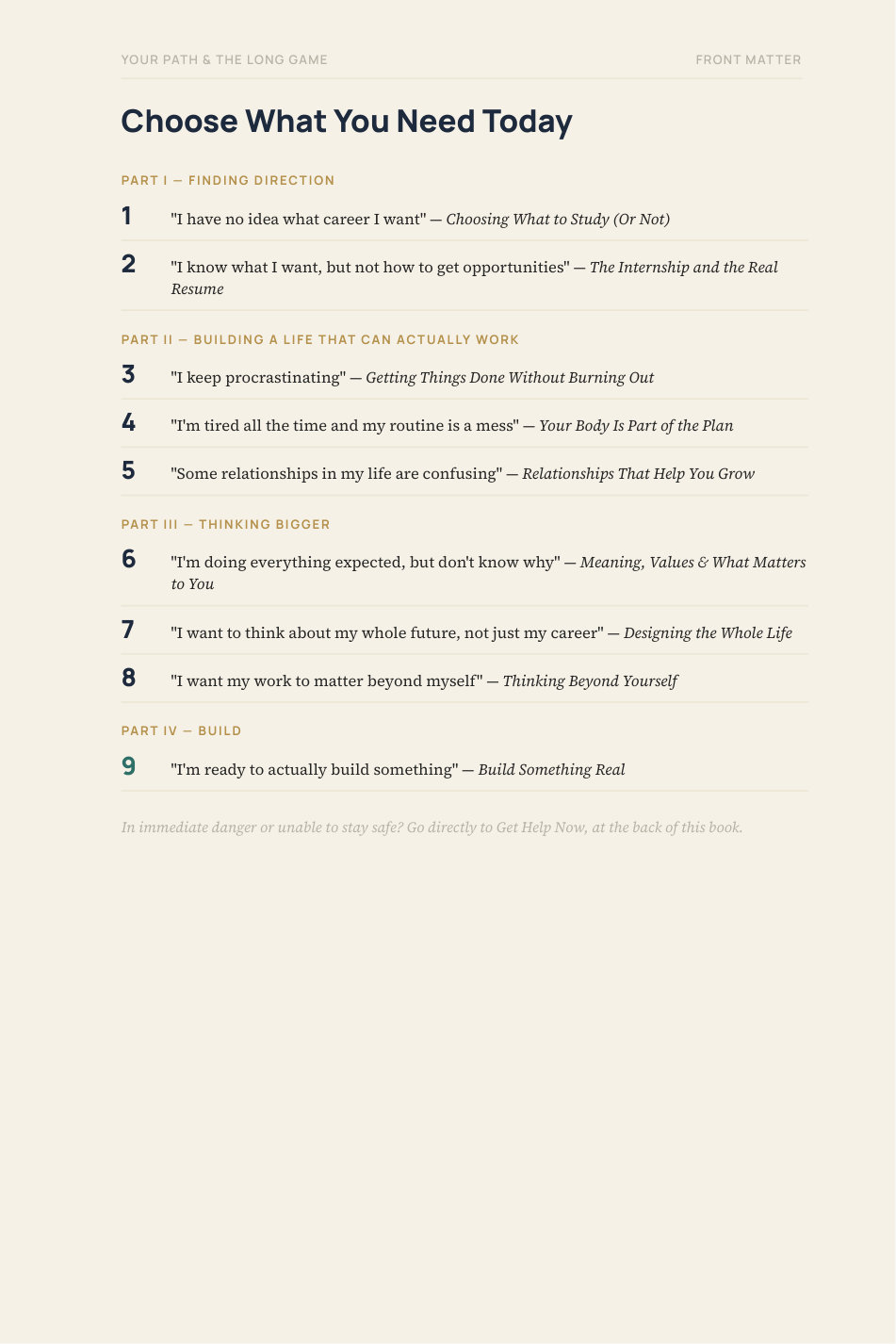 Your Path & The Long Game — preview page 3