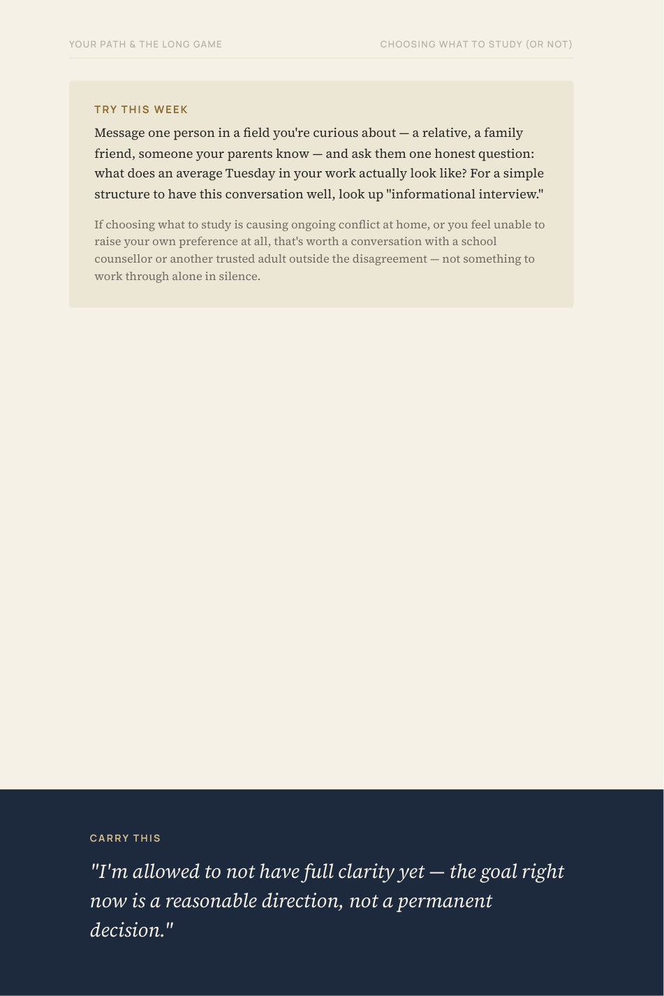 Your Path & The Long Game — preview page 7